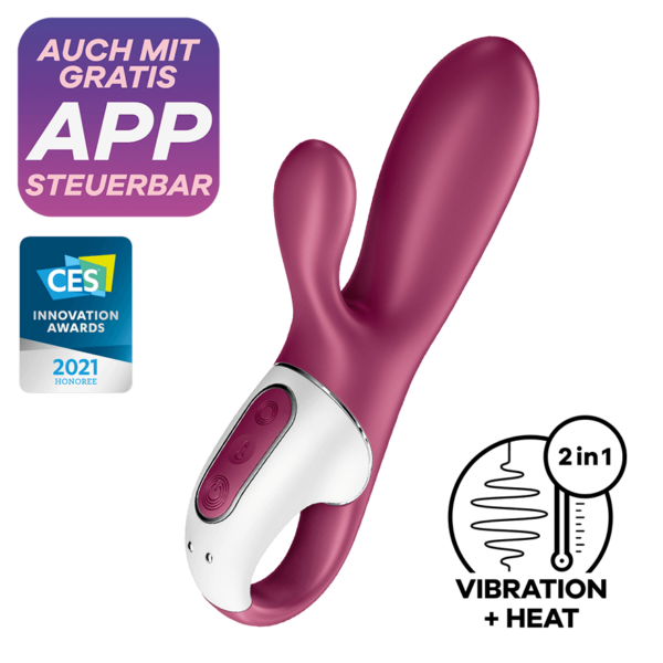 Satisfyer Hot Bunny Connect App, 17,5cm