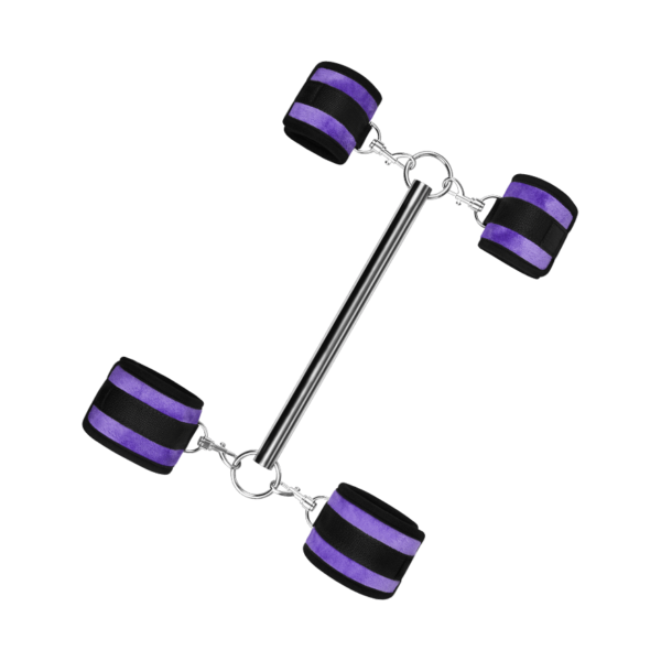 Spreader Bar With 4 Detachable Cuffs, 3Teile