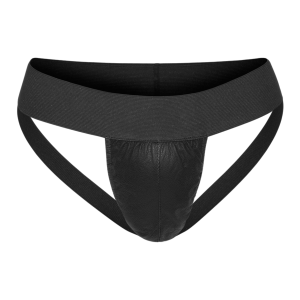 Jock Strap mit Lederklappe