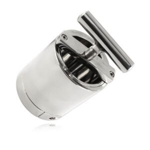 Black Label Stainless Steel The Ball Flask Crusher: Edelstahl-Hodenzwinge