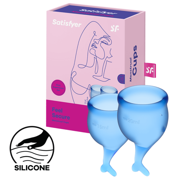 Satisfyer Feel Secure - Menstrual Cup Set, 15&20ml