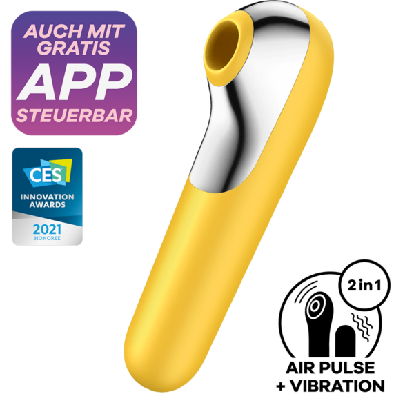 Satisfyer Dual Love Connect App, Vibrator + Druckwellentoy