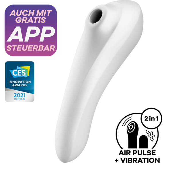 Satisfyer Dual Pleasure Connect App, Vibrator + Druckwellen