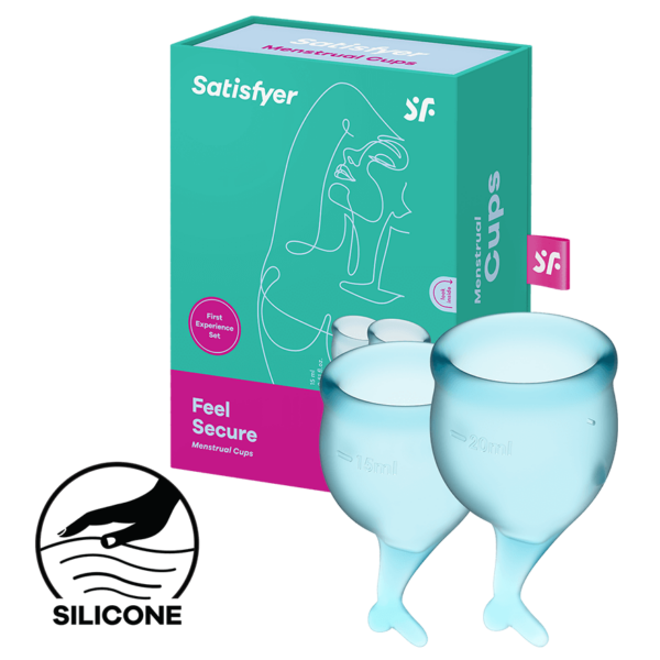 Satisfyer Feel Secure - Menstrual Cup Set, 15&20ml