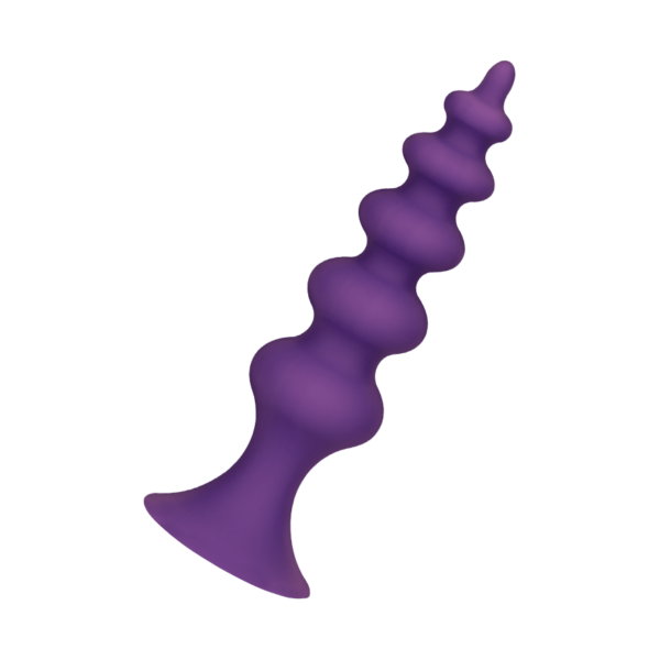 Strukturierter Silikon-Analdildo, 12cm