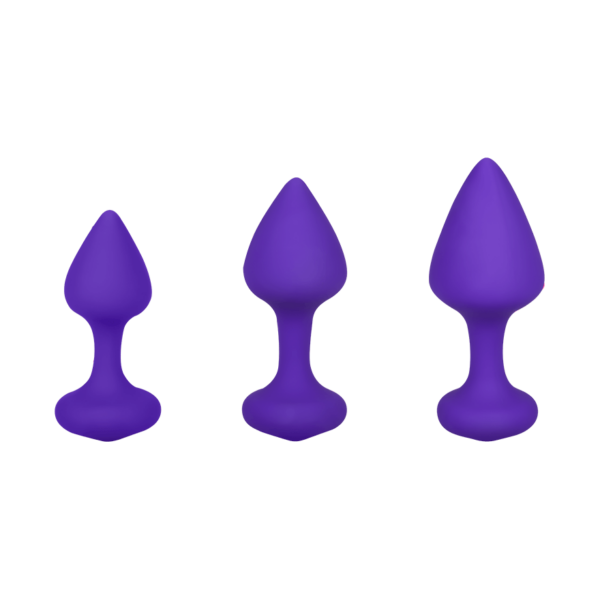 Bibi Butt Plug Set, 3 Teile, 7,5 - 9,5 cm