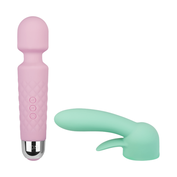 Aufladbarer Silikon-Massager, 19,5 cm