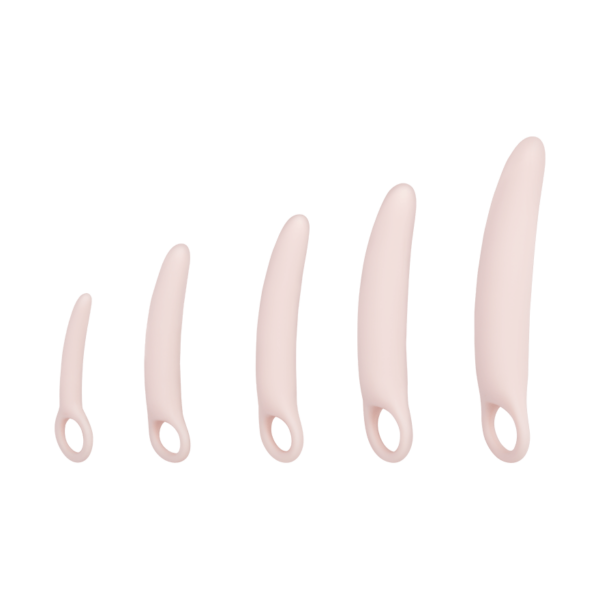 Vaginaltrainer-Set aus Silikon, 11,2-22,5 cm