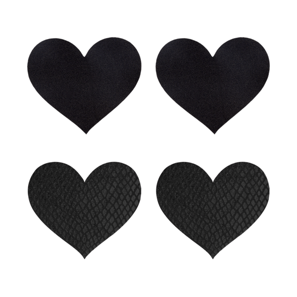 Classic Black Hearts, 2 Paar