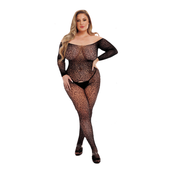 Long Sleeve Lace Bodystocking