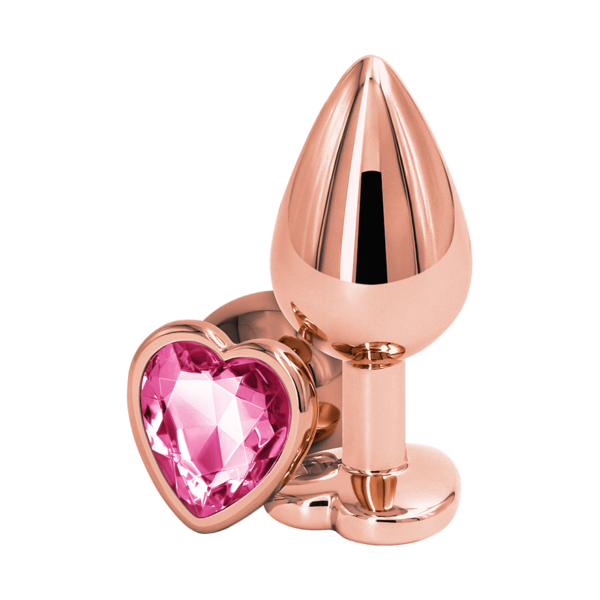 Rose Gold Heart M, 7 cm