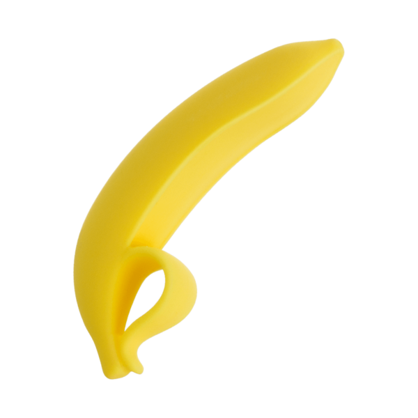 Silikondildo in Bananenform, 15,5 cm